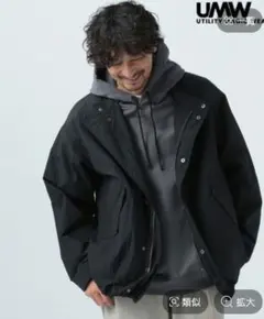 BAYFLOW UMW ブラック ナイロンジャケット