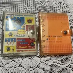 【平成レトロ】シール帳 プリクラ帳 2冊セット リング式
