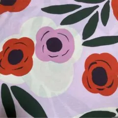 ニット生地　マリメッコ　　ruukku 花柄