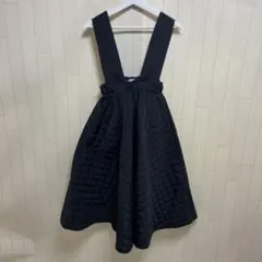 【ST.ROONEY】未使用♡キルティングサロペット ボリュームワンピースロング 小柄名品｜キルティングサロペット | サロペット