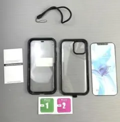 ◆送料無料◆iPhone12 Pro Max 6.7インチ耐衝撃ケース全面保護