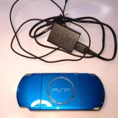 SONY PSP-3000 本体 青 アダプター付き