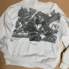 80〜90s ビンテージディズニー　ミッキースウェット　XLサイズ