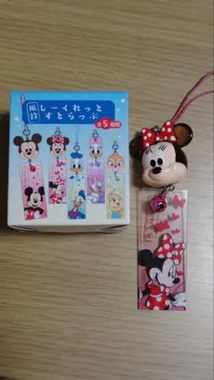 【再々値下げ】ディズニー 風鈴しーくれっとすとらっぷ ミニーマウス
