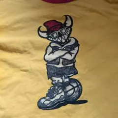 Angeldevil リンガーTシャツ イエロー