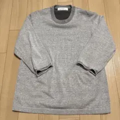 GREEN LABEL RELAXING グレー クルーネック S