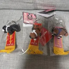 サラブレッドコレクション優勝レイ付きソフビフィギュアボールチェーン