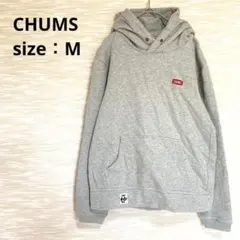 CHUMS チャムス プルオーバー パーカー 裏起毛 綿 M グレー 1774のサムネイル