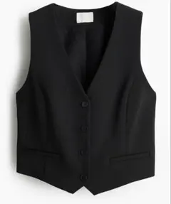 H&M ベスト ジレ ブラック XSサイズ