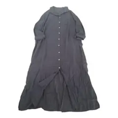 URBAN RESEARCH ロングシャツワンピース 透け感 コットン100%