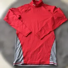 Under Armour タートルネックシャツ レッド/グレー