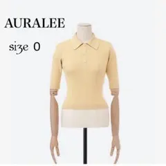 AURALEE ハイゲージ リブニット ポロ 五分袖 ネイビー 美品 2026年最新】AURALEE レディース 五分袖・七分袖 ポロシャツの人気