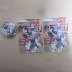【中古】にじさんじ くら寿司コラボ カード 缶バッジ セット