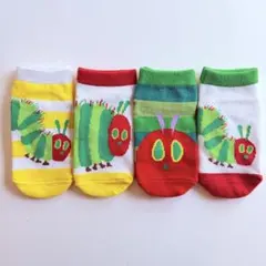 はらぺこあおむし　キッズ　靴下 4足セット