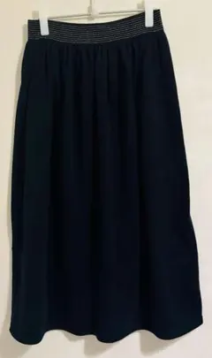 ネイビー フレアスカート ウエスト67cm