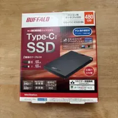 ポータブルSSD480GB（BUFFALO）