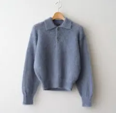 [BATONER]PURE MOHAIR SHAGGY POLOのサムネイル
