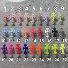 クロムネイル　ネイルパーツ　クロム　十字架　y2k 海外　ネイル　オーダー