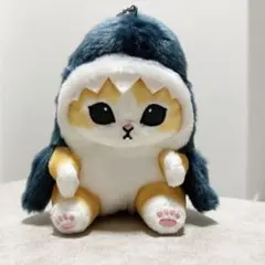 モフサンド ぽてぽてサメにゃん ぬいぐるみ キーホルダー