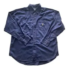 CHAPS RALPH LAUREN 茄子紺　フェード　90s 長袖シャツのサムネイル