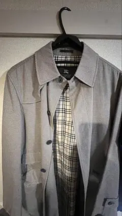 BURBERRY BLACK LABEL グレー トレンチコート