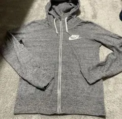 NIKE ジップアップパーカー Mグレー