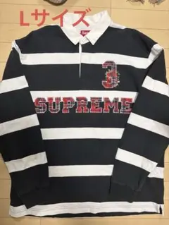 Lサイズ 田中シェン supreme Stripe Zip L/S Polo - メルカリ