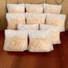 ♧78 削りたてをお届けします　ヒノキチップ　ヒノキおがくず10袋　かんなくず