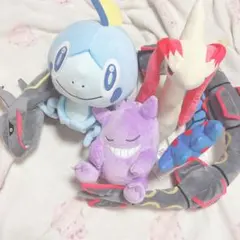 ポケモン ぬいぐるみ セット 黒いレックウザ