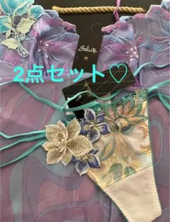 【2点セット】WACOAL サルートスリップ＆ソング