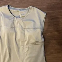 DOCLASSE 半袖ロングワンピース Mサイズ カーキ