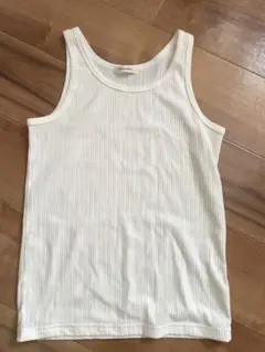 W CLOSET ホワイト タンクトップ