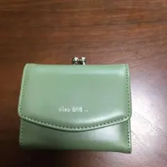 niko and... 折り畳み財布　グリーン