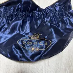 TOCCA 巾着ポーチ ネイビー
