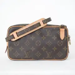 LOUIS VUITTON モノグラム ポシェット マルリー バンドリエール