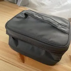 MUJI メイクボックス:S グレー 約16×19×11.5cm