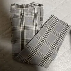 【値下げ】GU チェック柄 スラックス