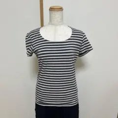 BUONA GIORNATA Tシャツ　ボーダー　M 古着のサムネイル