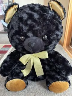 Girly bear BIGぬいぐるみ　ラグジュアリー　黒