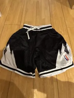 バスケットボール メッシュパンツ 黒/白