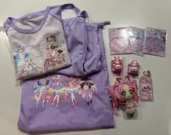 名探偵プリキュア 半袖 パジャマ 120 巾着 キーホルダー セットのサムネイル