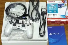PS4 グレイシャーホワイト500GB　完動品　おまけ付