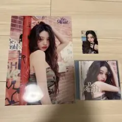 IVE Be Alright ソロ盤　ウォニョン トレカ　クリアポスター