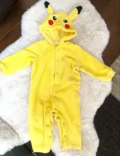 新品未使用⭐︎ピカチュウロンパース(70〜80cm) gelato pique】【ベビー】ジェラート ピカチュウロンパース 70