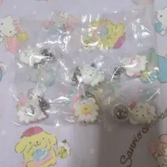 サンリオキャラクターズ めじるしアクセサリー ふわふわスノー 6点