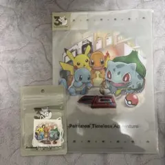 A4クリアファイル ステッカーセット Pokémon Timeless