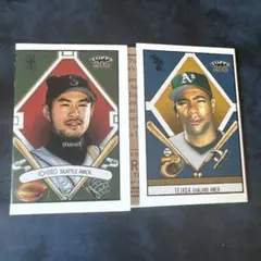Ichiro Suzuki & Tejada Topps 205 見開きカード