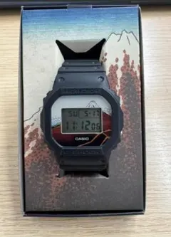 【新品未使用】CASIO G-SHOCK 葛飾北斎 富嶽三十六景【山下白雨】のサムネイル
