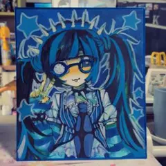 ☆ オリジナル 手描きイラスト 色紙 一点物 女の子 萌え☆ - メルカリ