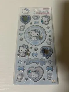 チャーミーキティ キラキラジュエルシール 水色 正規品
